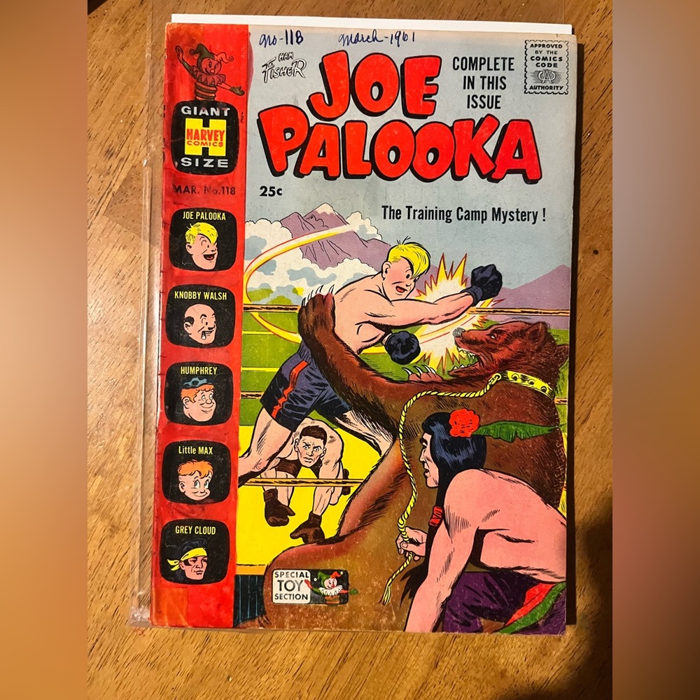1961 Joe Palooka comic book
